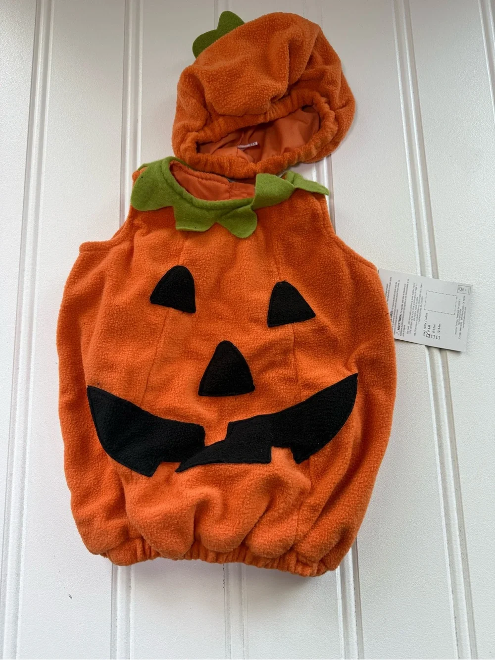 Pottery Barn Kids Halloween Pumpkin Baby 2 Piece Costume 0-6 Months NEW 3029
